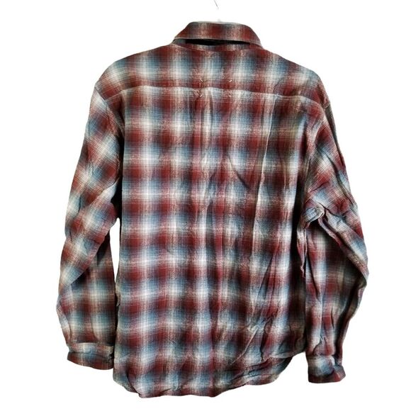 Maison Margiela Pendleton Large Shirt Plaid Check Gray Rust Made Italy Button Up - Picture 6 of 16